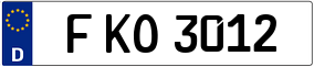 Truck License Plate